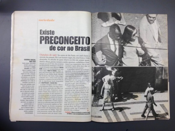 Reprodução da Reportagem sobre preconceito da Revista Realidade.